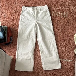 Old Navy White Wide Leg Jeans